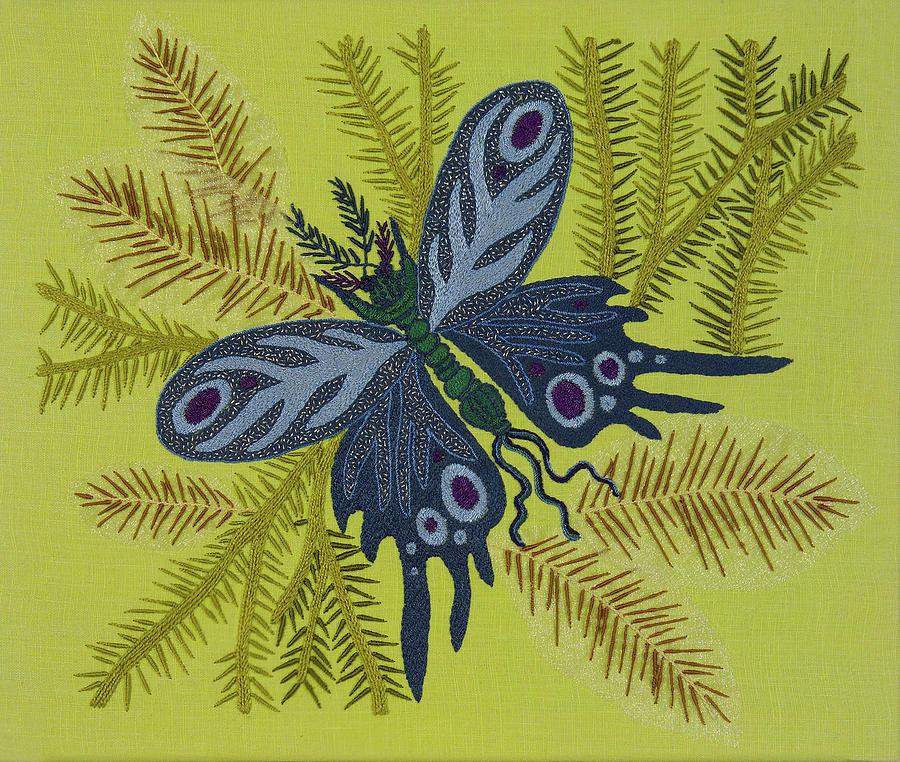 Butterfly Painting - Butterfly Blue by Andrea Strongwater