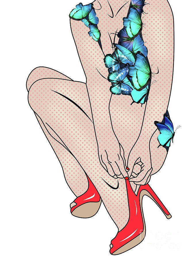 Butterfly Digital Art - Butterfly Dress by Mark Ashkenazi