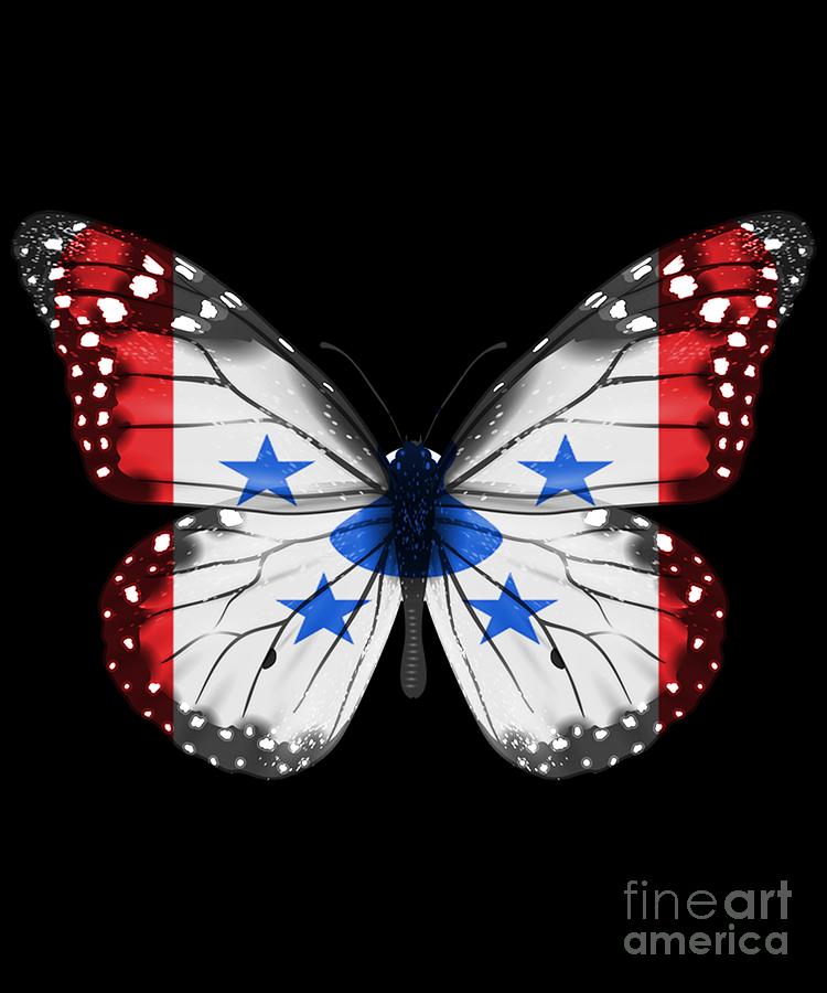 Butterfly Flag Of Austral Islands Digital Art by Jose O - Fine Art America