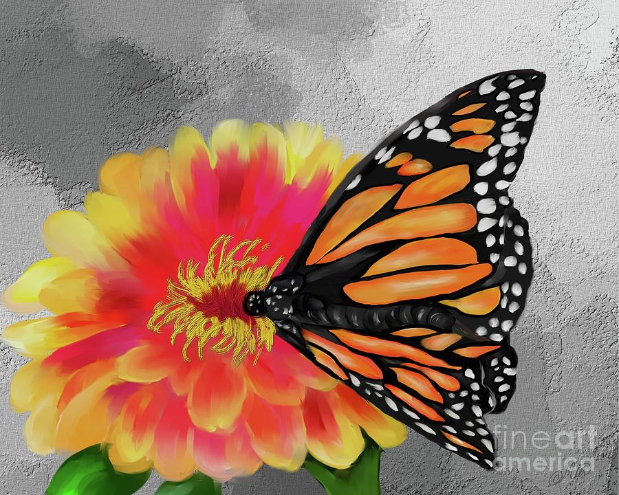 Butterfly Fly Free Painting by Mia Hansen - Fine Art America