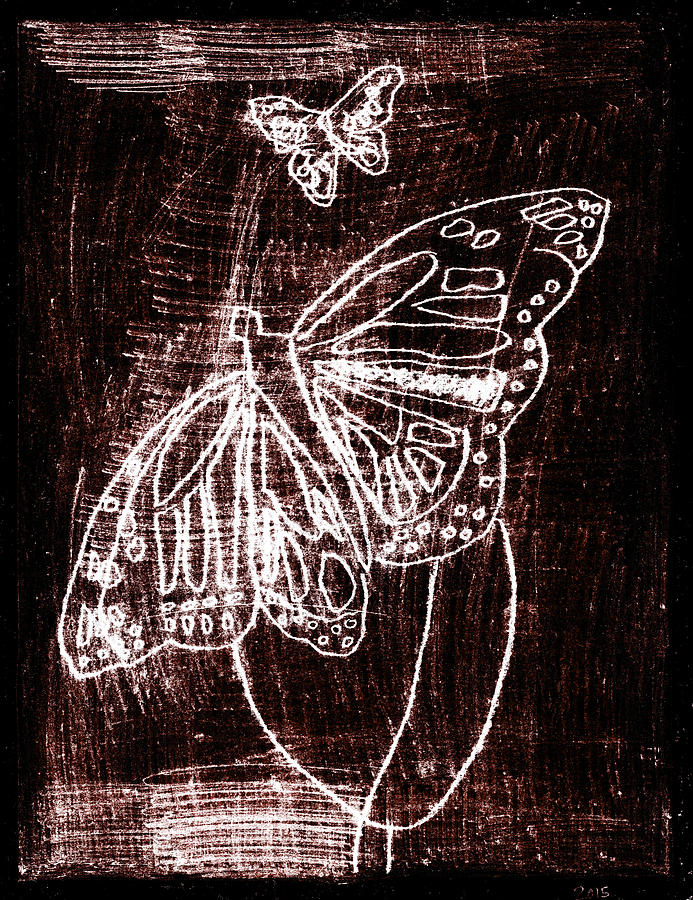 Butterfly Garden at Night 1 Digital Art by Edgeworth Johnstone