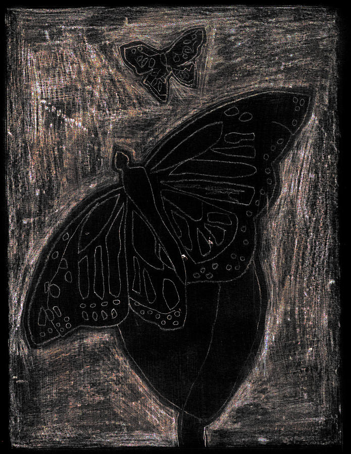 Butterfly Garden at Night 12 Digital Art by Edgeworth Johnstone
