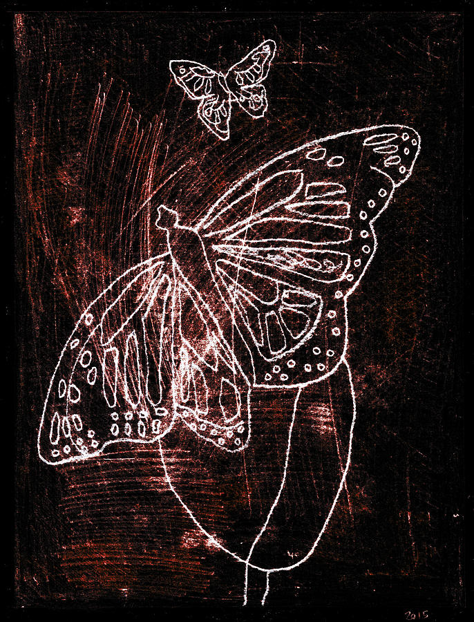 Butterfly Garden at Night 9 Digital Art by Edgeworth Johnstone