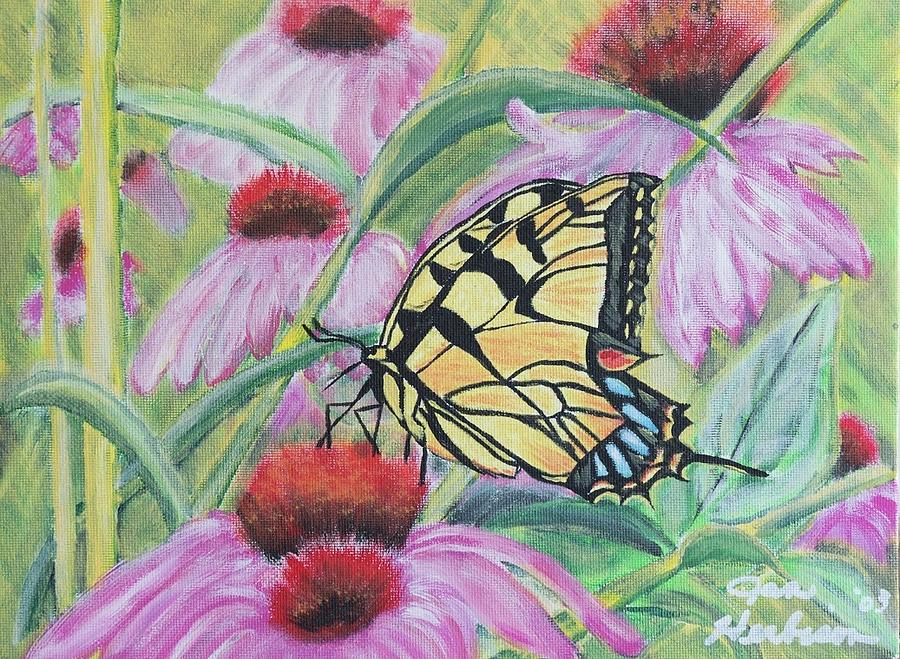 Butterfly Painting by Sarah Herbison Walker - Fine Art America