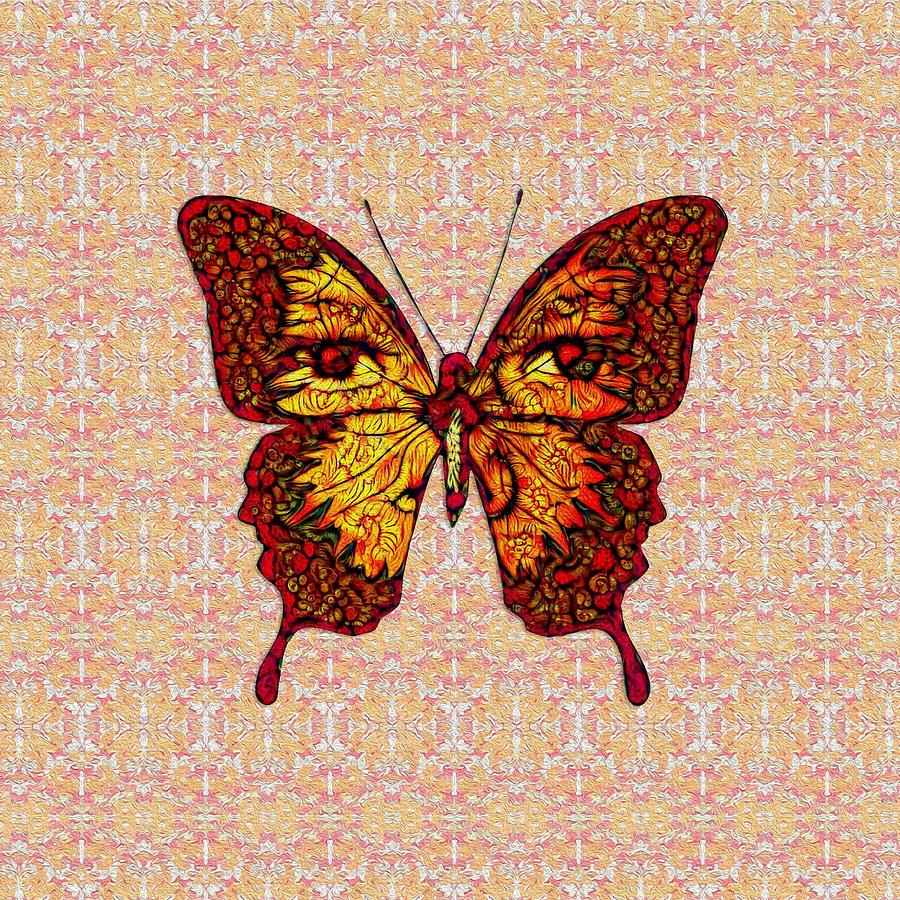 Butterfly Variation 02 Digital Art by Diego Taborda
