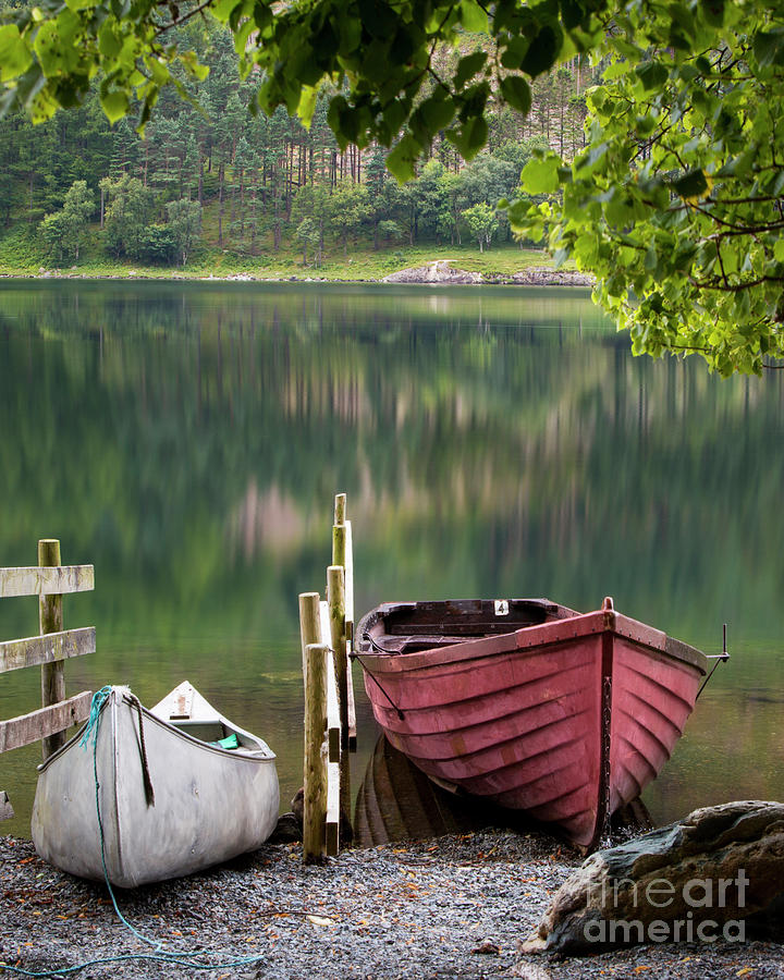 Buttermere Boats Photograph