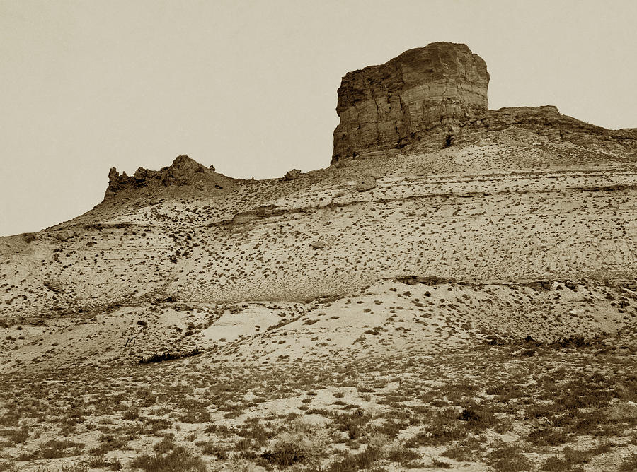Vintage Digital Art - Buttes Near Green River City, Wy by Print Collection