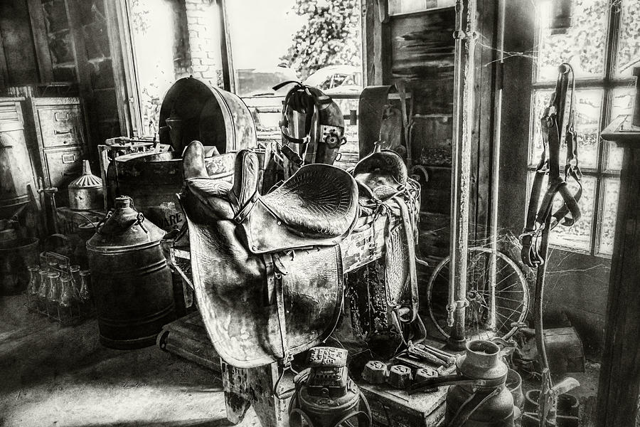 Buy a Saddle Photograph by Sharon Popek