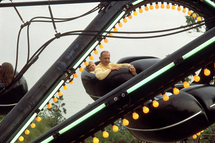 Celebrity Photograph - Buzz & Son Ride Together by Lee Balterman