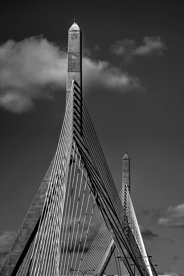 Zakim Bridge #4 Photograph by Joseph Bankowski | Pixels