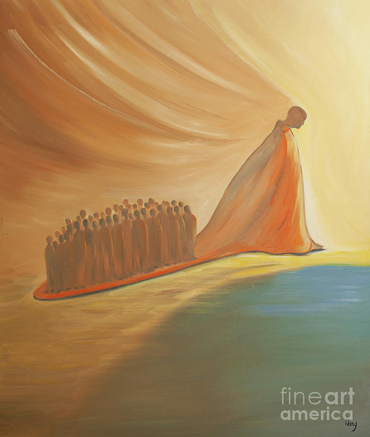 By Our Priestly Work Of Intercession We Can Draw People Closer To God Painting by Elizabeth Wang