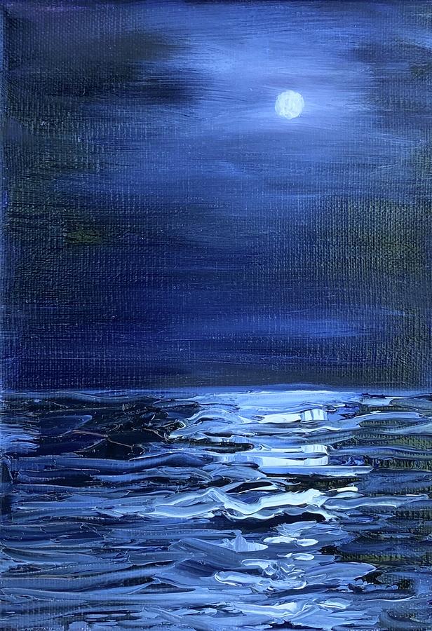 By the Light of the Moon Painting by Melissa Torres