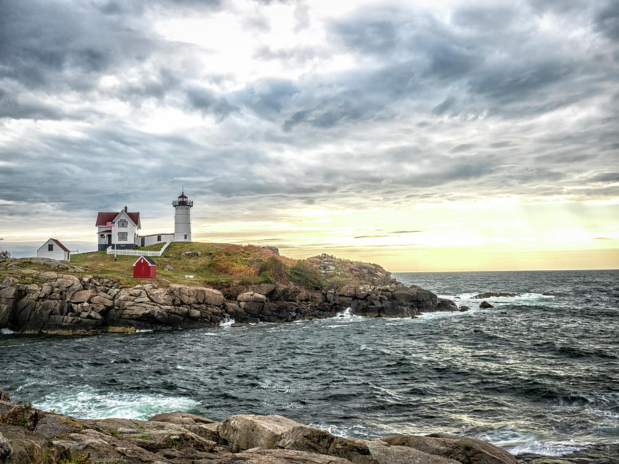 Nubble LIghthouse Photograph by Jennifer Kline Sontz | Fine Art America