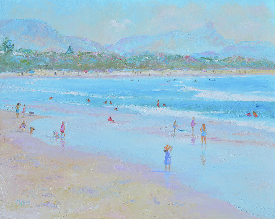 Byron Bay Beach Impression by Jan Matson Byron Bay Beach Impression by Jan Matson