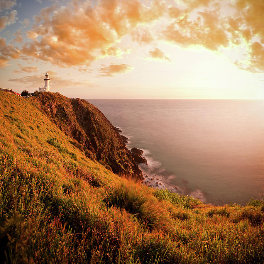 Byron Bay Lighthouse & Headland Photograph by Turnervisual