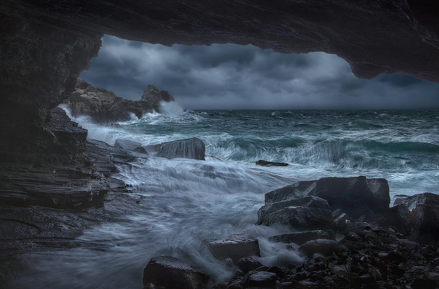 Byrons Cave Photograph by Paolo Lazzarotti