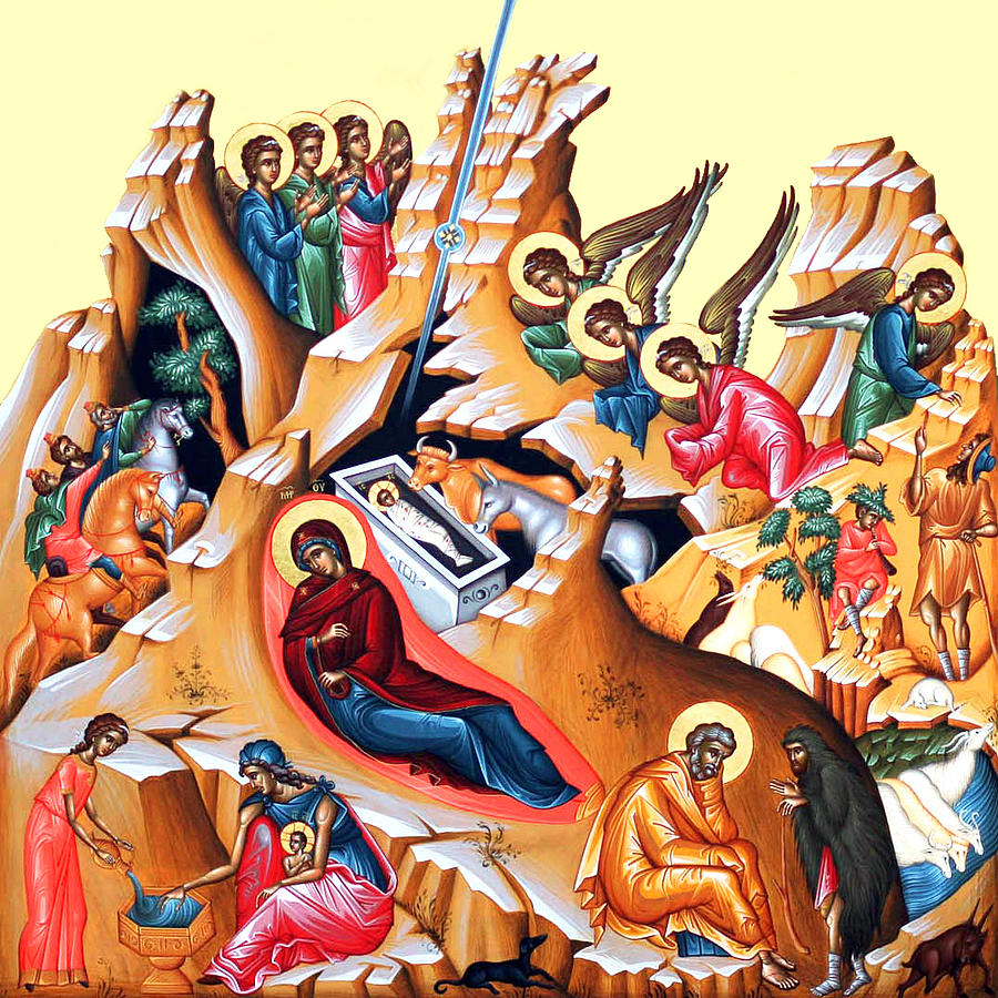 Byzantine Nativity Scene Photograph by Munir Alawi