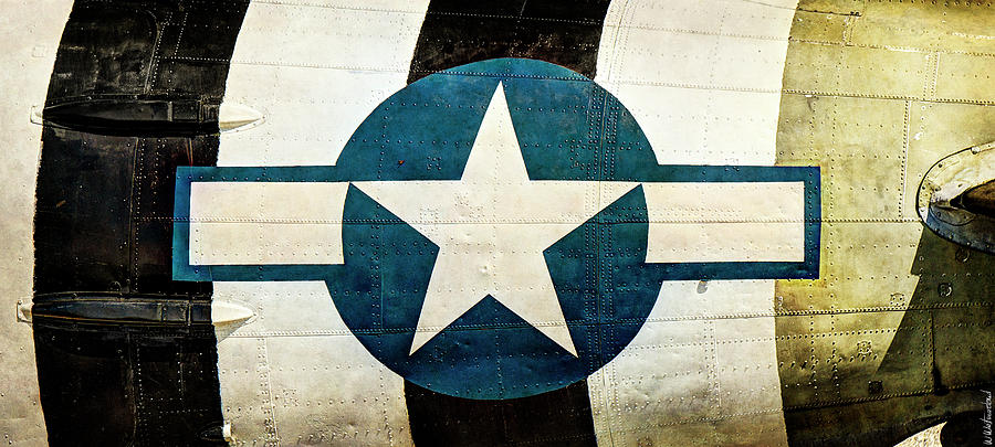 C-47 Dakota WW2 USAF insignia - Long Photograph by Weston Westmoreland