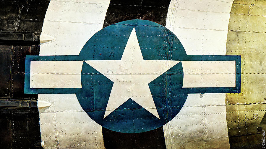 C-47 Dakota WW2 USAF insignia - Short Photograph by Weston Westmoreland