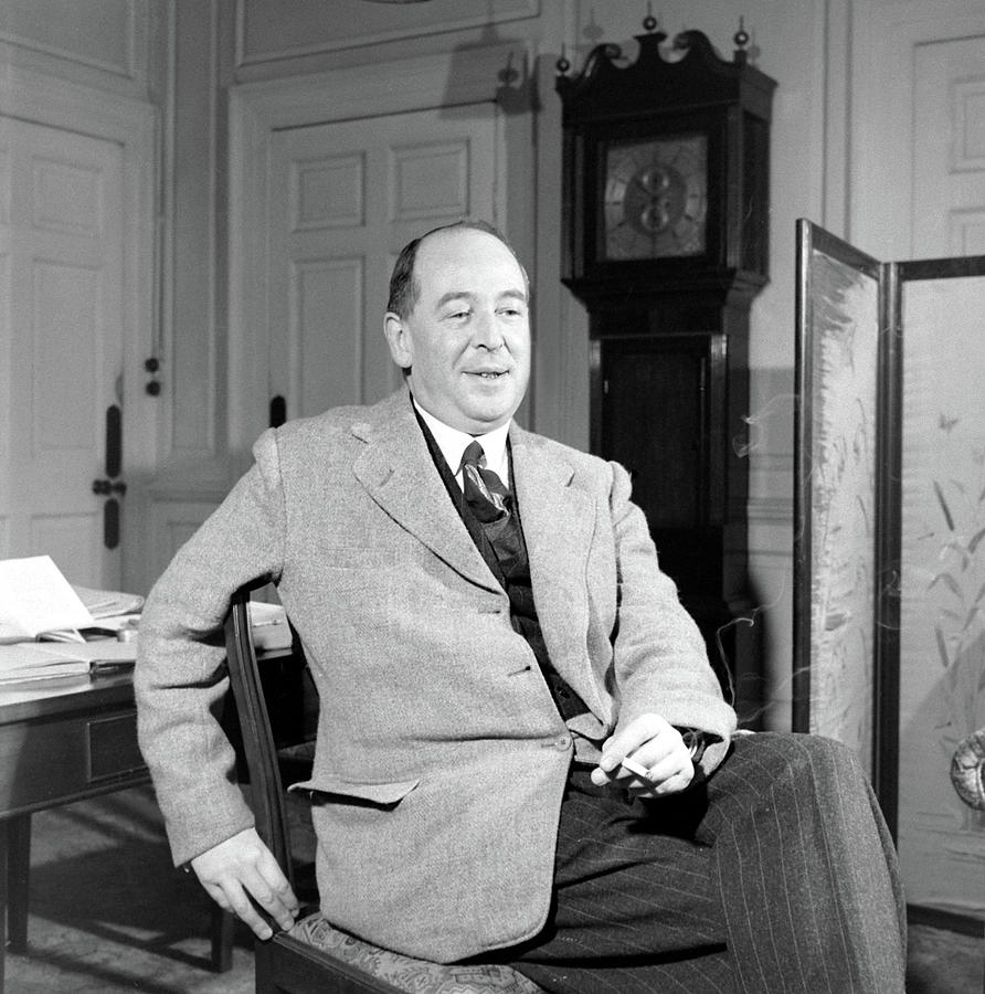 C. S. Lewis In His Study In Oxford Photograph by Hans Wild C. S. Lewis In His Study In Oxford Photograph by Hans Wild