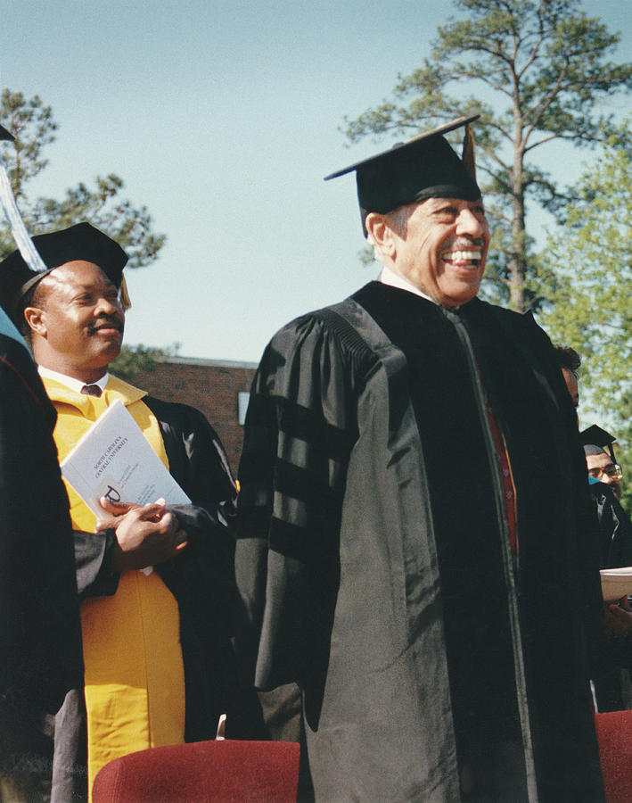 Cabell Cab Colloway Receving Degree Photograph by North Carolina Central University