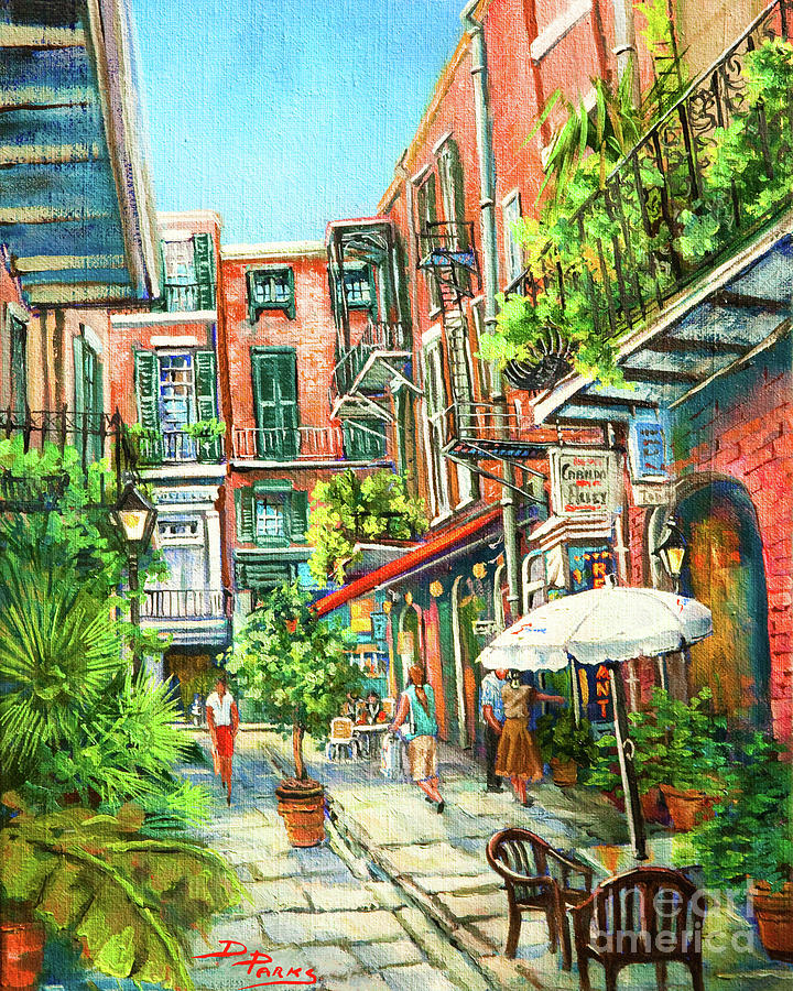 Cabildo Alley Painting by Dianne Parks