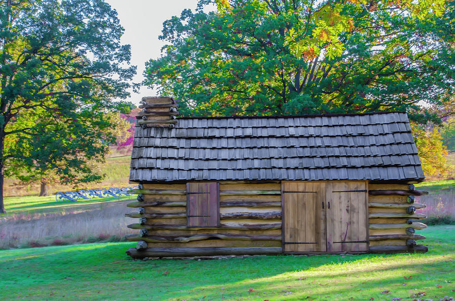 Cabin Photograph - Cabin at Valley Forge Pennsylvania by Bill Cannon