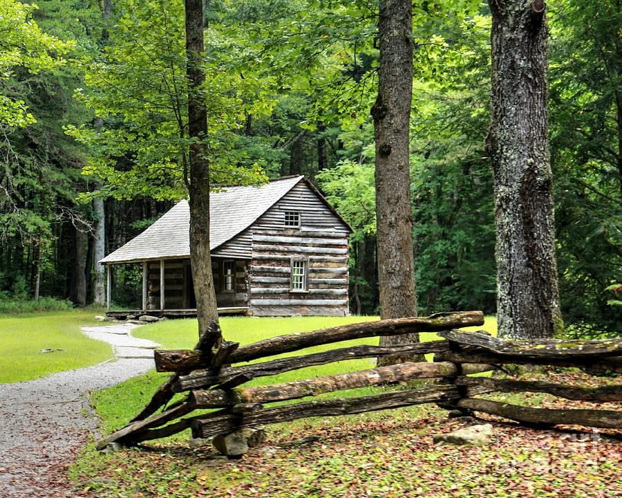 Cabin Cades Cove Smoky Mountains Photograph by Charlene Cox - Fine Art ...