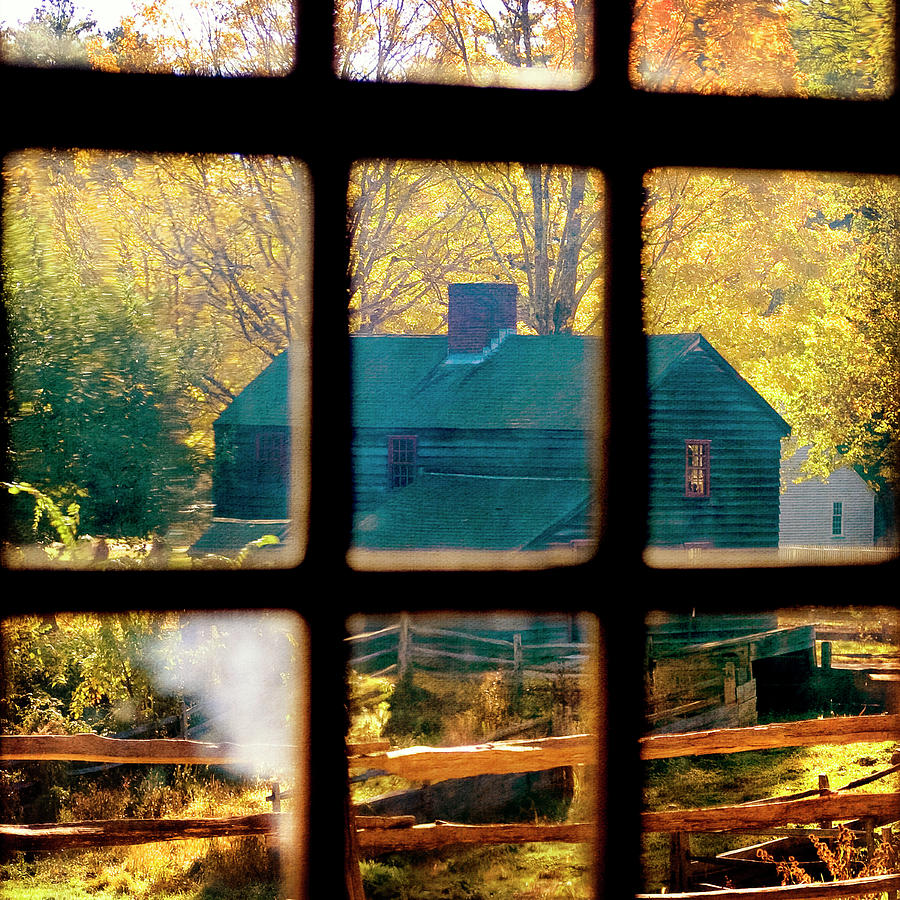 Cabin in Autumn Photograph by Joann Vitali