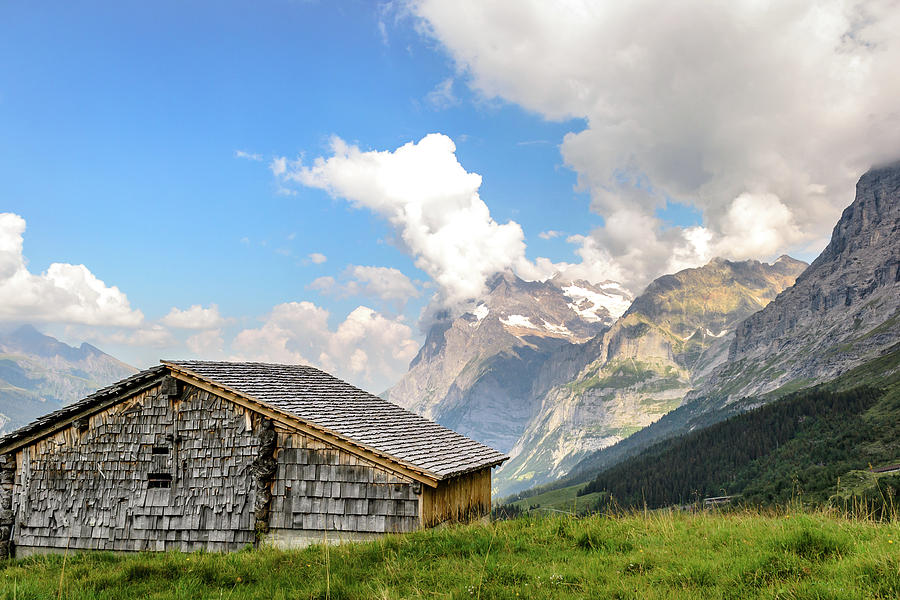 Cabin in the Alps Photograph by Luis GA - Fine Art America