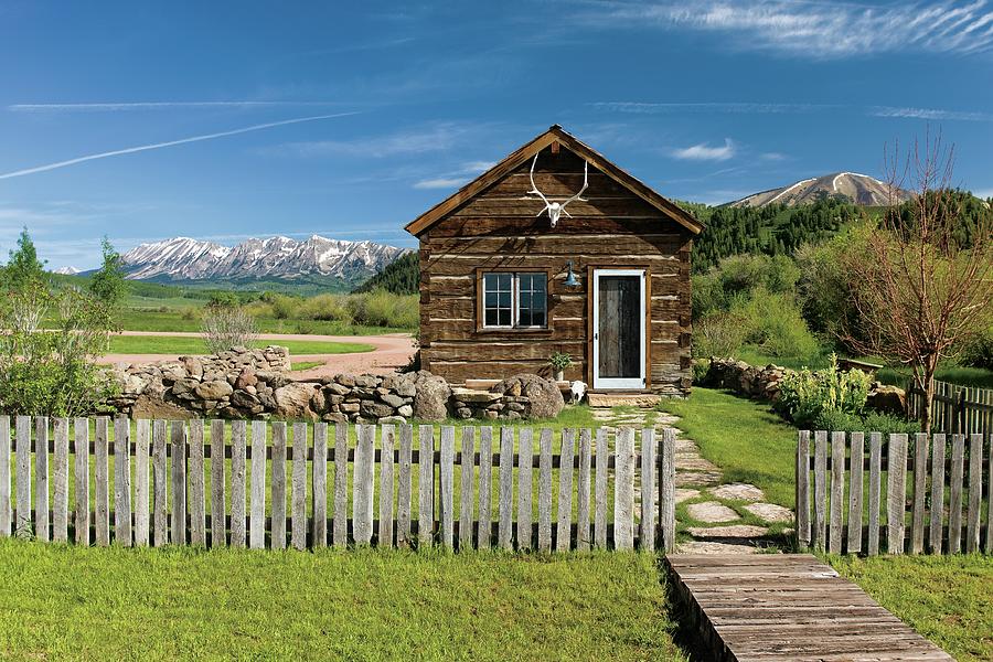 Cabin In The Colorado Rockies Photograph by David Marlow