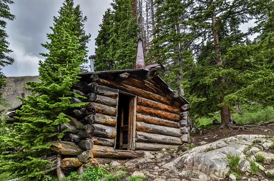 Cabin On A Mountain Photograph By Dwight Eddington