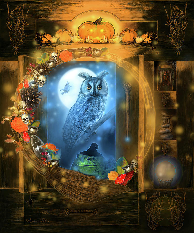 Halloween Painting - Cabinet Between The Worlds II by Art And A Little Magic
