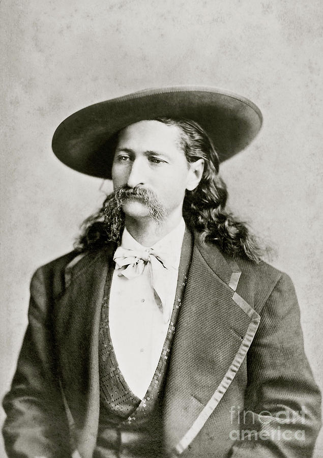 Cabinet Card Photograph Of Wild Bill Hickok, 1873 Photograph By Thomas ...