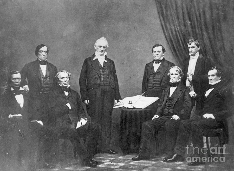 Cabinet Of President James Buchanan Photograph by Bettmann