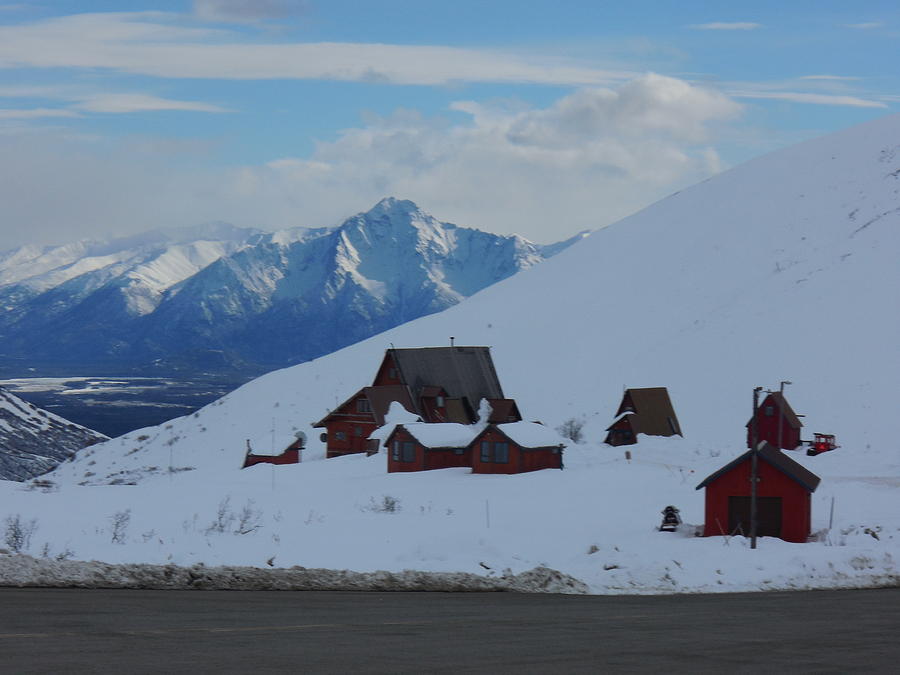 Cabins at Hatcher Pass AK Photograph by Diannah Lynch