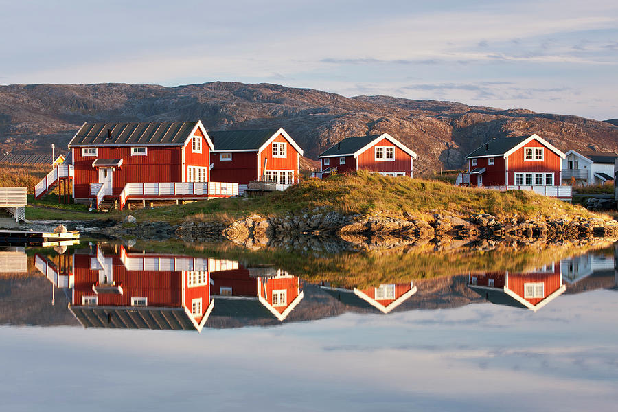 Cabins At Sommaroy Tromso Norway Photograph By David Clapp