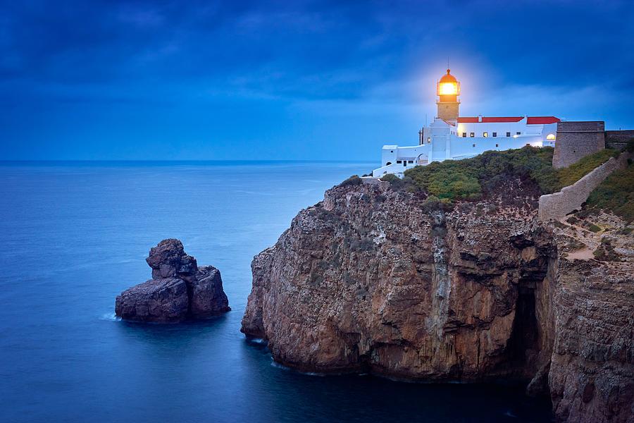 Nature Photograph - Cabo De Sao Vicente Lighthouse, Sagres by Jan Wlodarczyk