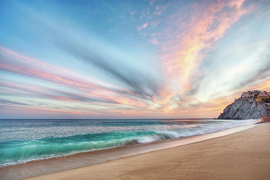 Cabo San Lucas Beach Wave Sunset Photograph by Nathan Bush - Fine Art ...