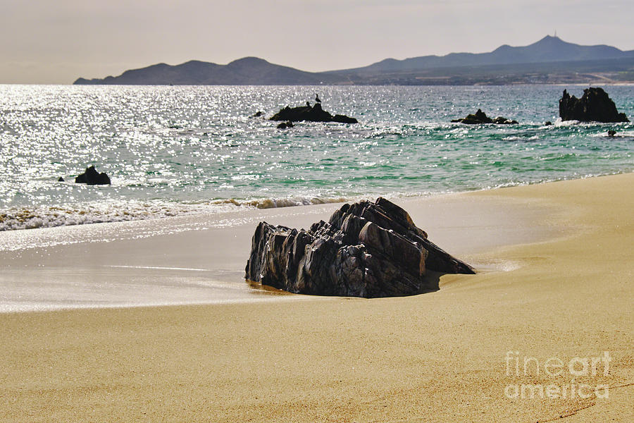 Cabo San Lucas Beach with Rock Formations Photograph by George Oze