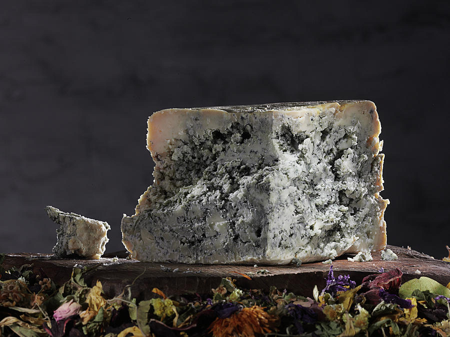 Cabrales blue Cheese From Spain Photograph by Christian Schuster