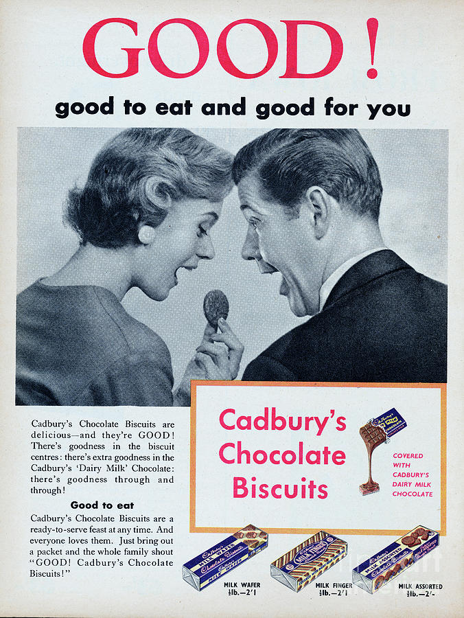 Cadburys Chocolate Biscuits Photograph by Picture Post