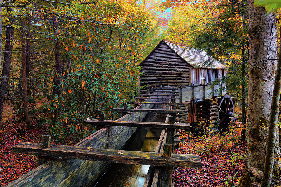 Cades Cove Cable Mill Photograph by Greg Norrell