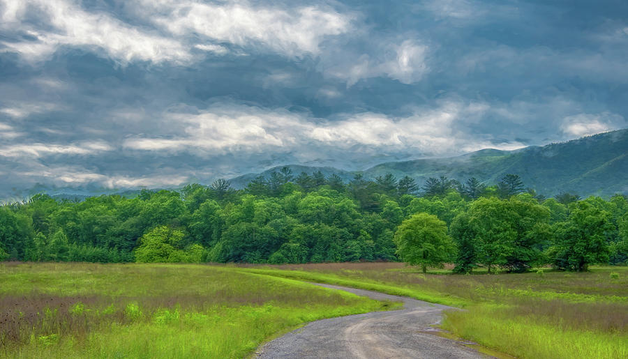 Cades Cove Summer, Painterly Photograph by Marcy Wielfaert