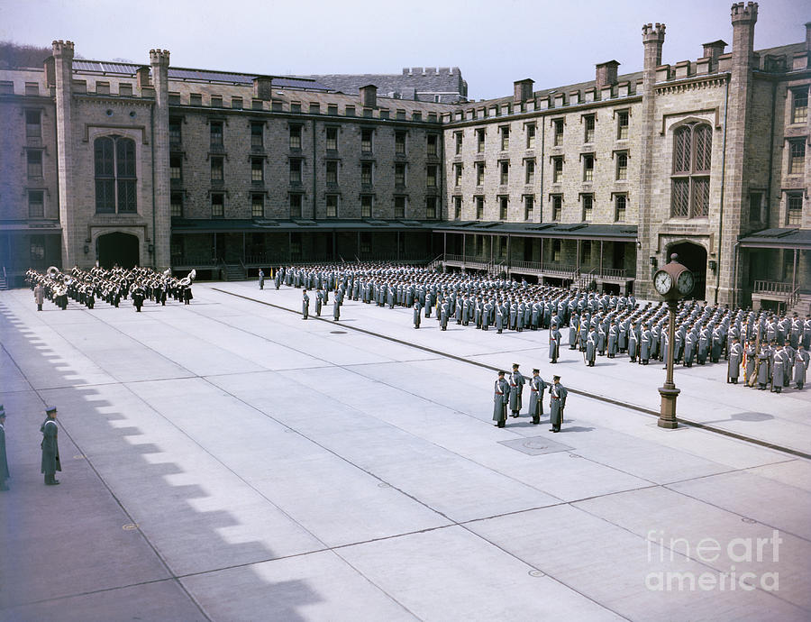 Cadets Standing In Formation At West Photograph by Bettmann