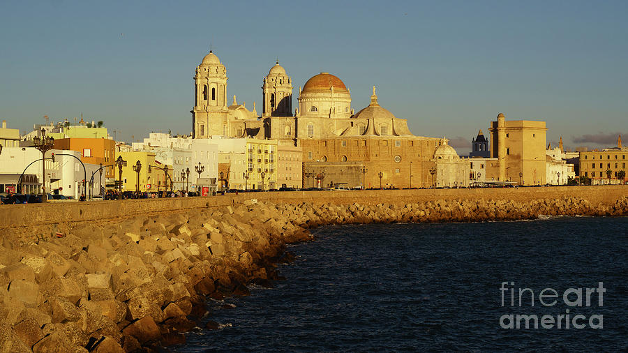 Cadiz Cathedral from Southern Field Spain Photograph by Pablo Avanzini