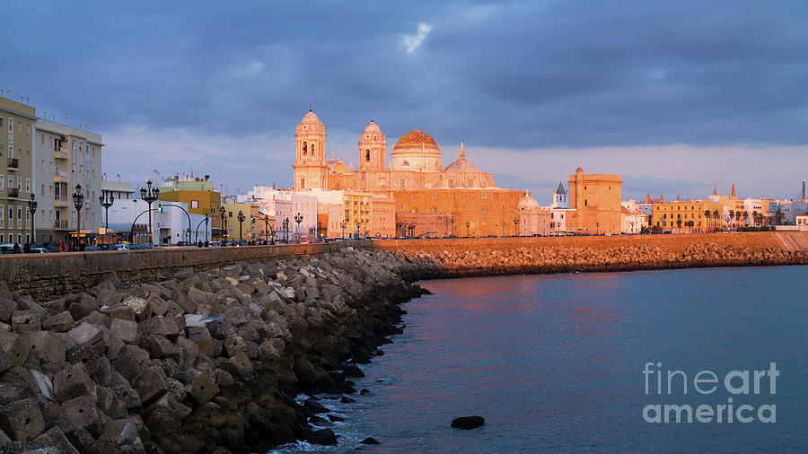 Cadiz Skyline and Cathedral Andalucia Spain Photograph by Pablo Avanzini
