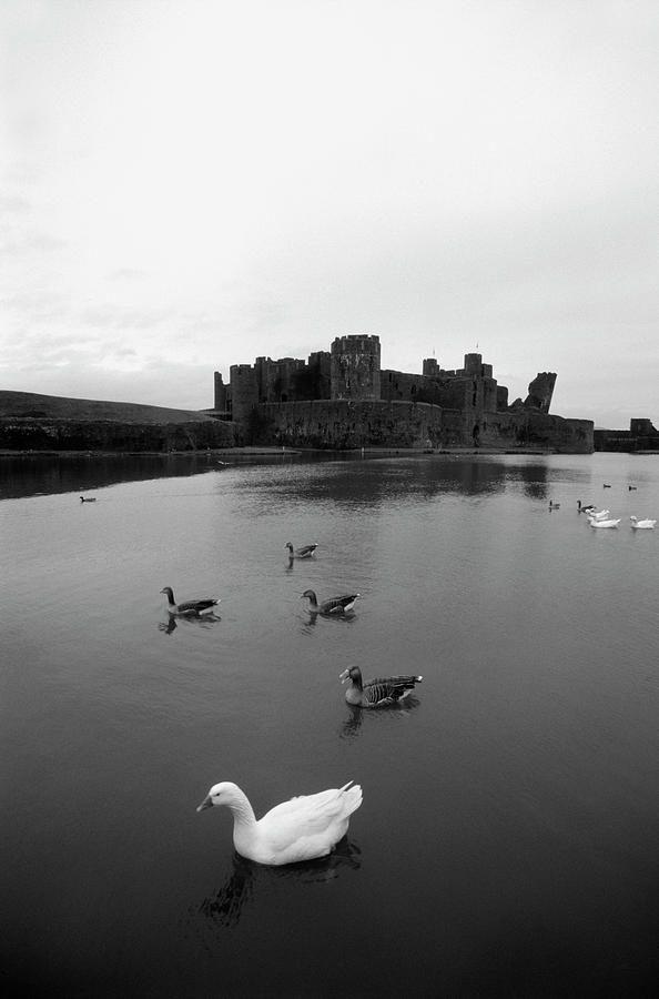 Caerphilly Castle, Cardiff, Wales Photograph by Panoramic Images