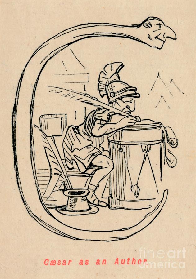 Caesar As An Author Drawing by Print Collector