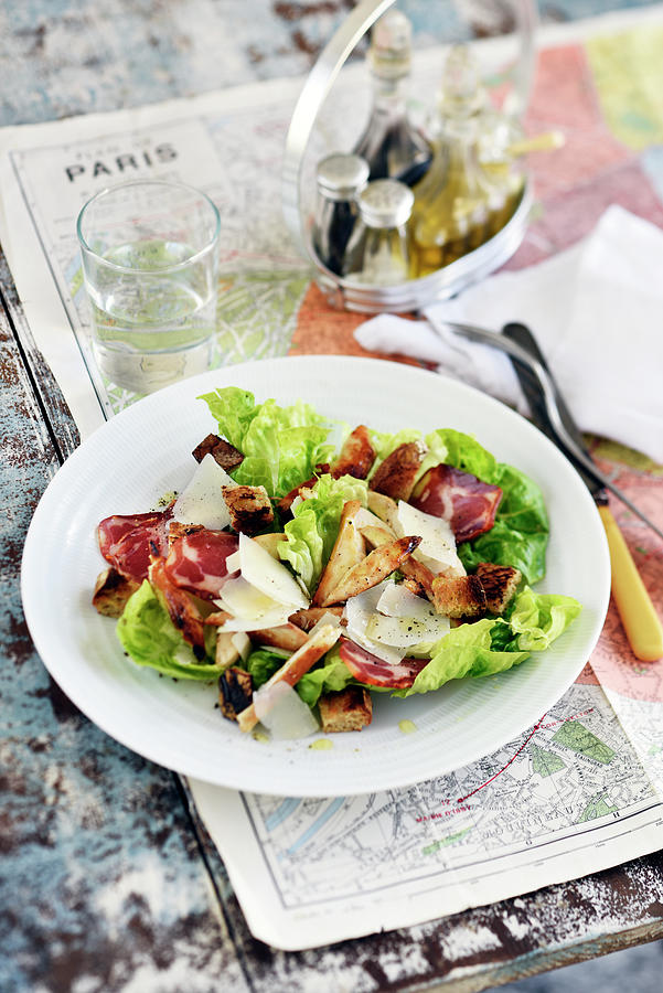 Caesar Salad Photograph by Ploton